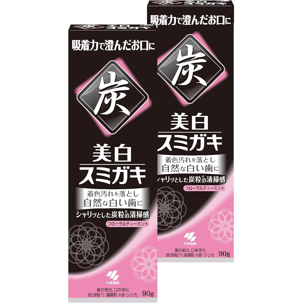 

Sumigaki Whitening Toothpaste with Charcoal and Silica 90g x 2 Pack