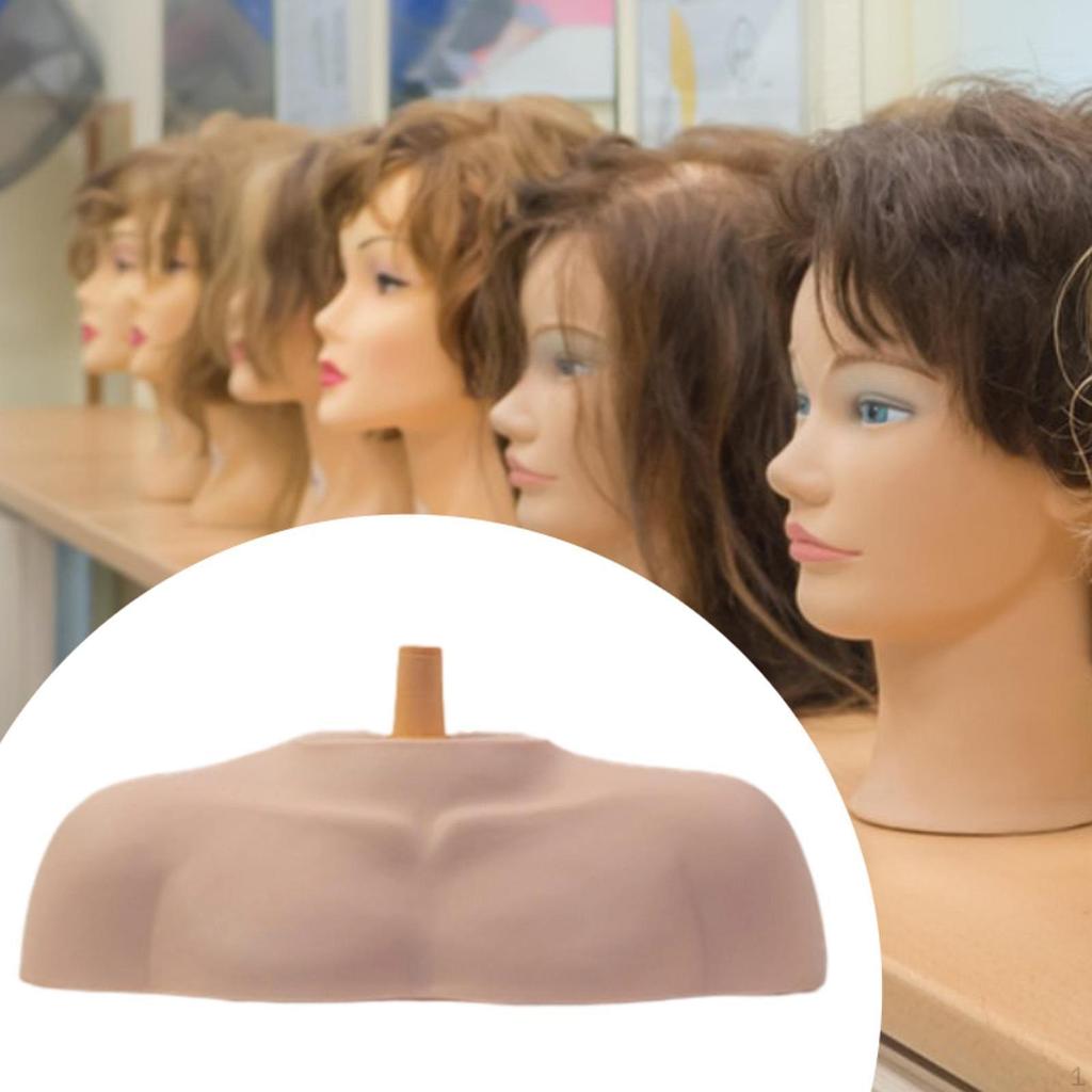 Mannequin Head Stand Shoulder Model Bust Professional Cosmetology Manikin Display for