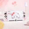 GeekShare Switch OLED Compatible with Switch Split Mikko Compatible with Nintendo Switch OLED Easy Shock Smudge Comfortable Fingerprint Full White