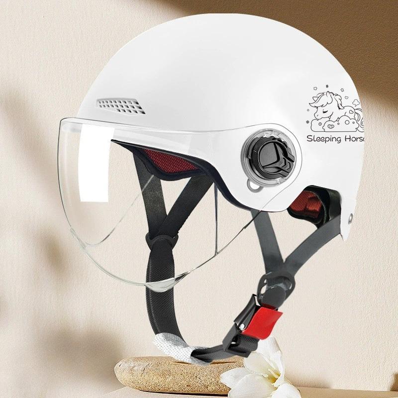 Electric Vehicle Four-season Helmet Motorcycle Helmet Summer Sun Protection Women's Helmet Men's Electric Vehicle Half Helmet