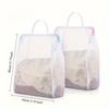 2pcs Honeycomb Mesh Laundry Bags with Handles,Durable Polyester Fabric, Versatile Rectangular Zipper Design for Delicate Clothes