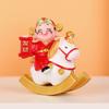 Resin 2026 Horse Year Figurines Year of The Horse Rocking Horse Ornament  New Year Gift