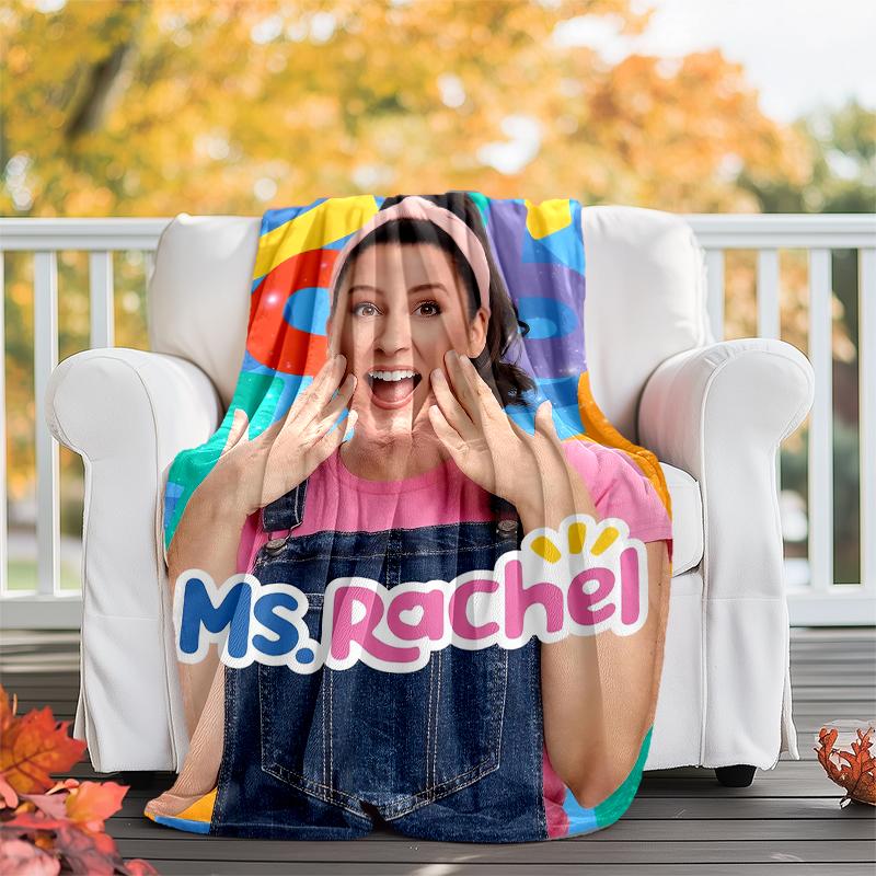 Di Più. Coperta Stampata Tema Rachel - Perfetta per Divano, Letto, Viaggio e Uso Esterno | Lavabile in Lavatrice, Accogliente e Durevole.