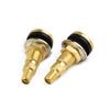 TR618A Tractor Air Liquid Tubeless Tire Brass Valve Stem, Pack of 2, Compatible with 0 625 Valve Hole Diameter