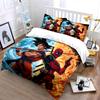 Heroes with fiery backdrop. Bedding sets Duvet cover sets Duvet covers Pillowcases(1*Duvet Cover 2*Pillowcases without duvet insert)