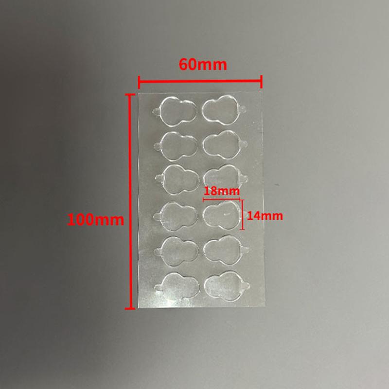 

2 шт. Модель одного и того же наноклеевого украшения куклы нано двухсторонний скотч прозрачный высоковязкий прочный фиксированный патч A2
