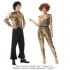 Unisex Polyesterfaser Kostüm für Spiel, Anime und Cosplay, Retro Europäischer und Amerikanischer Disco-Stil