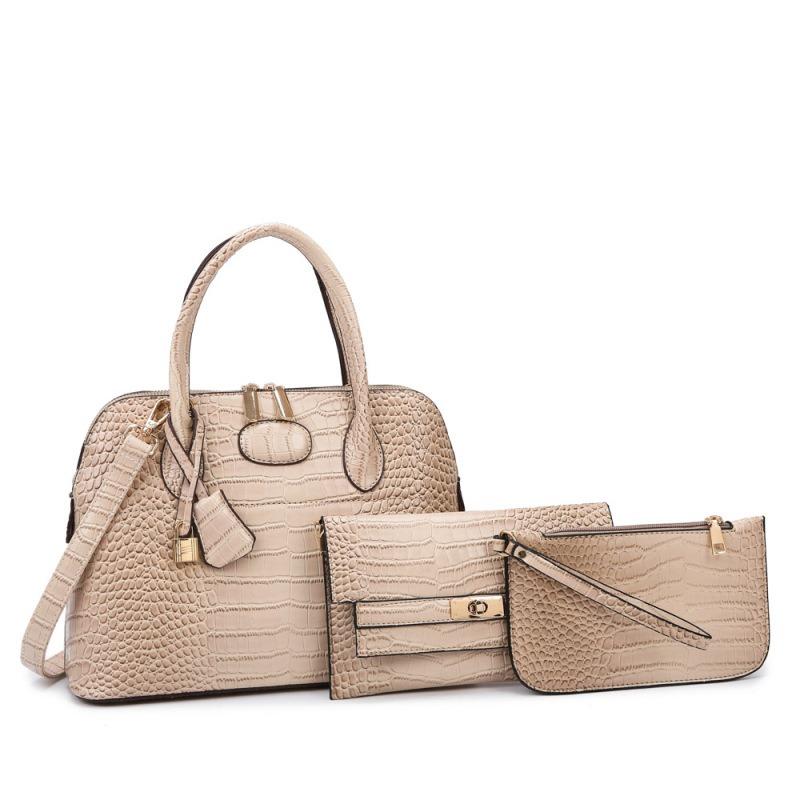 Women's bag new crocodile pattern women's fashion large-capacity shoulder messenger bag handbag