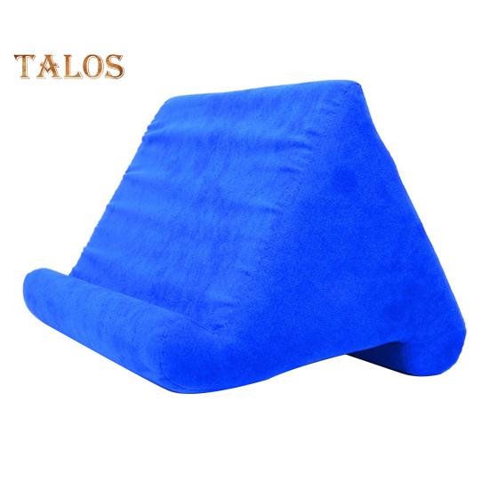 

Губка Подушка Тримач для планшета Багатокутна підставка для читання М яка подушка для читання для планшета, мобільного телефону, ліжка, дивана, використання синій