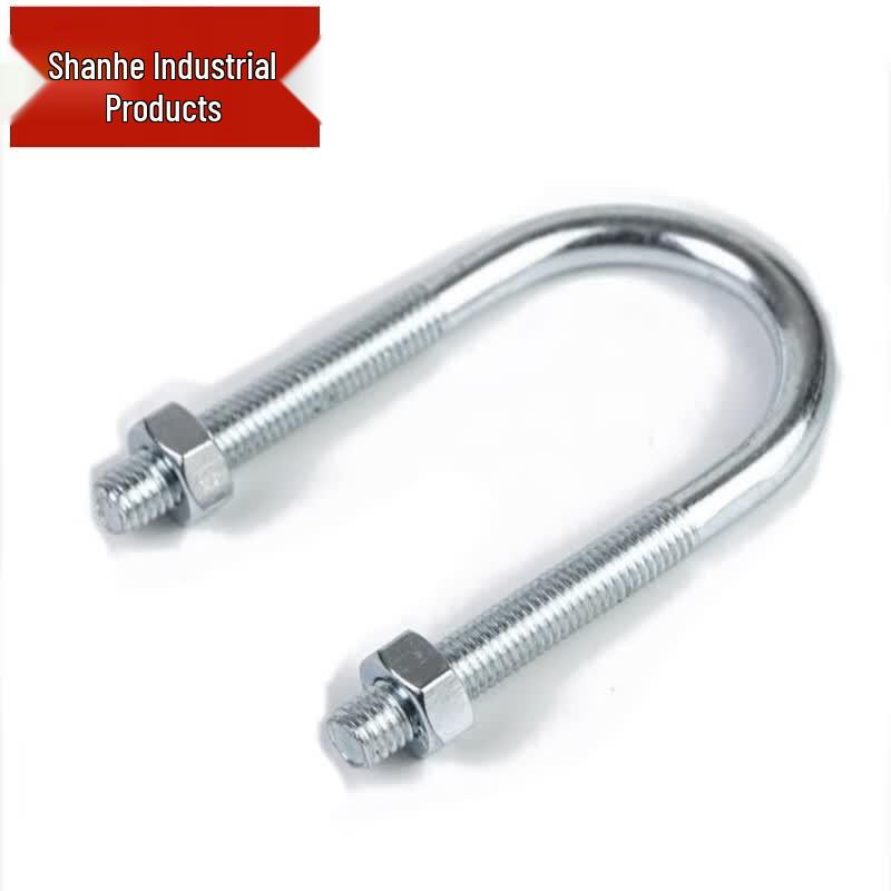 M12 Galvanized Carbon Steel U-Bolt DN100