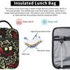 Raben Spinnen und Fledermäuse Lunchtasche Kinder Lunchtaschen Lunchbox Lunchtasche für Frauen Bento Tragetasche Isolierter Lunchbehälter