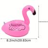 Aufblasbarer PVC Outdoor Wasser Flamingo Becherhalter Pool Schwimmhilfe Getränkehalter für Getränkebehälter Halterung