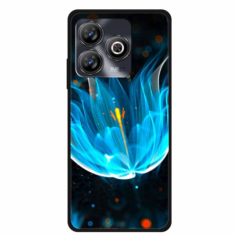 Phone Case For ZTE Blade A75 4G Back Cover Case Shockproof Black Silicone Soft Funda For ZTE Blade A75 4G Case A 75 6.6" Coque