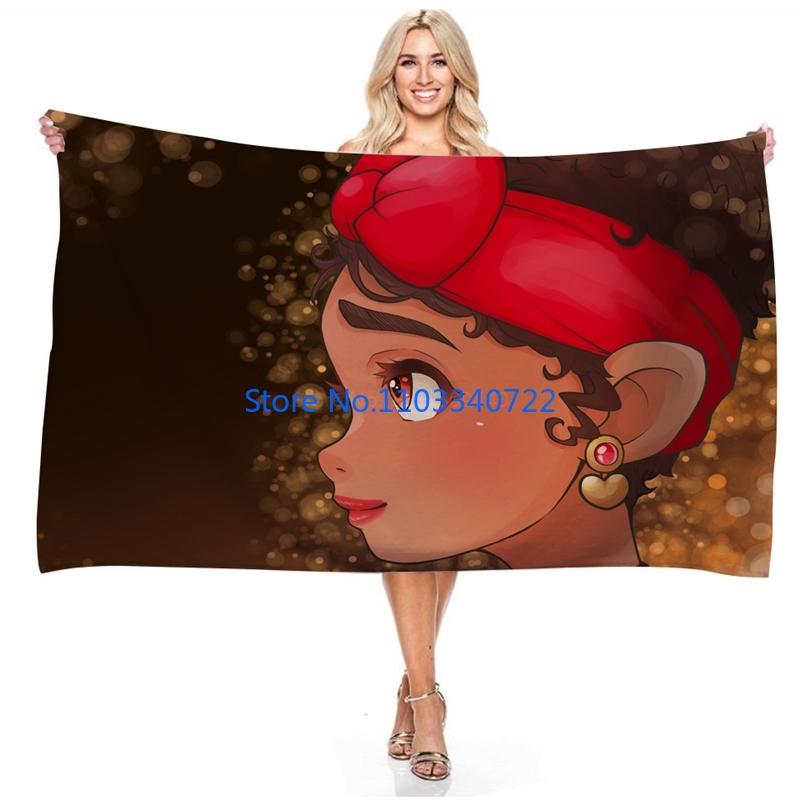 Cartoon Film Encanto Anime Bath Towels Microfiber Beach Swimming Towel Decor for Adults Kids Gift 75x150cm