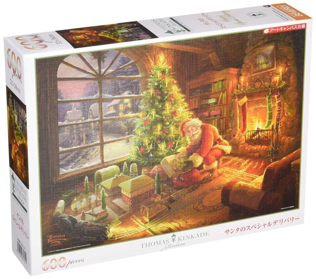 in 600 Piece Jigsaw Puzzle Special Delivery x [Made Japan] Santa's (38 53cm)