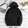 Felpa con cappuccio casual larga foderata in velluto da donna Autunno/Inverno 2024