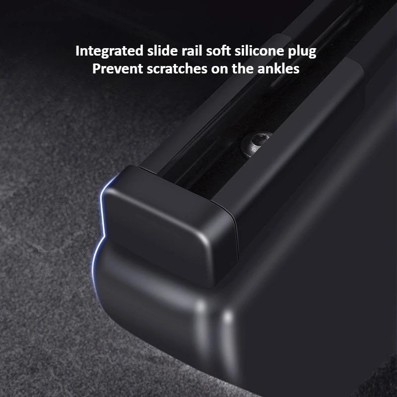 For Tesla Model Y Juniper 2025 TPE Under Seat Corner Guard Seat Slide Rails Protector Cover Anti-Kick Flocking Accessories
