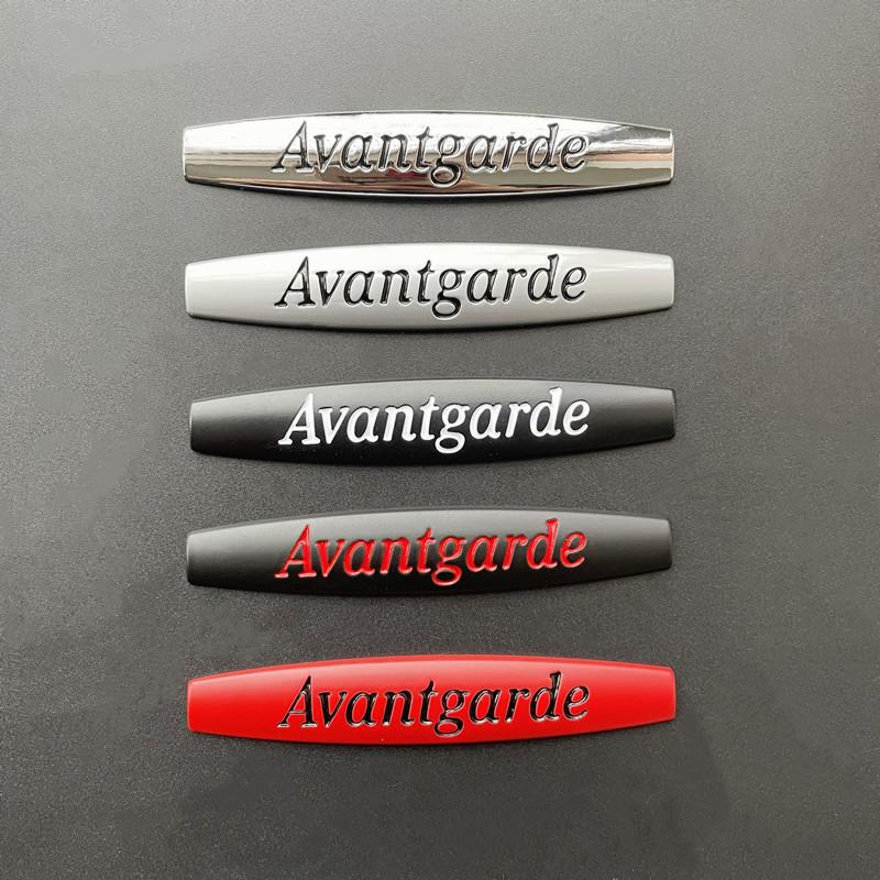 3D Metal Logo Avantgarde Emblem Car Fender Badge For Mercedes Benz W205 W211 W212 W203 W204 Avantgarde Sticker Accessories