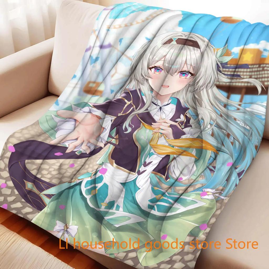 Ultra Soft Anime Flannel Throw Blanket for Cozy Relaxation Perfect for Watching TV or Sleeping