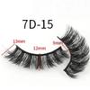 Hot Selling One Piece 7D Curly Natural Simulation Eyelashes Messy Dense and Large Curvature Eyelashes 10 Pairs Can Be Reused