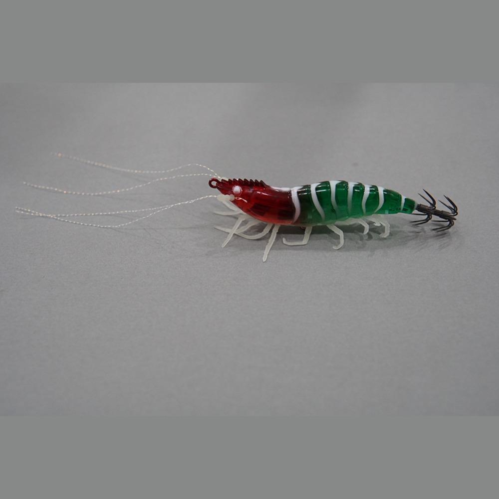 Wobbler 11g 90mm Squid Jig Luminous Webfoot Slow Sinking Lure Horizontal Wood Shrimp Artificial Calamar Cuttlefish Fishing