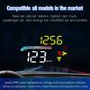 M17 Car HUD OBD+GPS Dual System Head Up Display Digital Speedometer Windshield Projector With Temp Alarm Universal For All Auto
