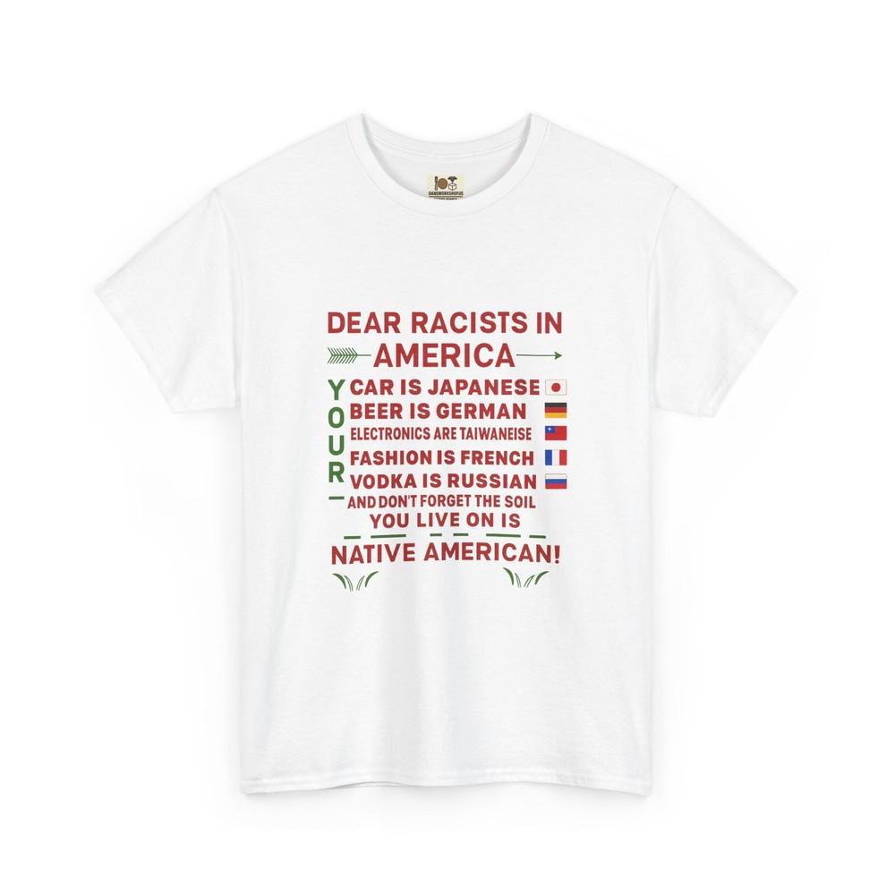 

Cultural Awareness Tee, Unisex Heavy Cotton Tee, Anti-Racist Shirt M
