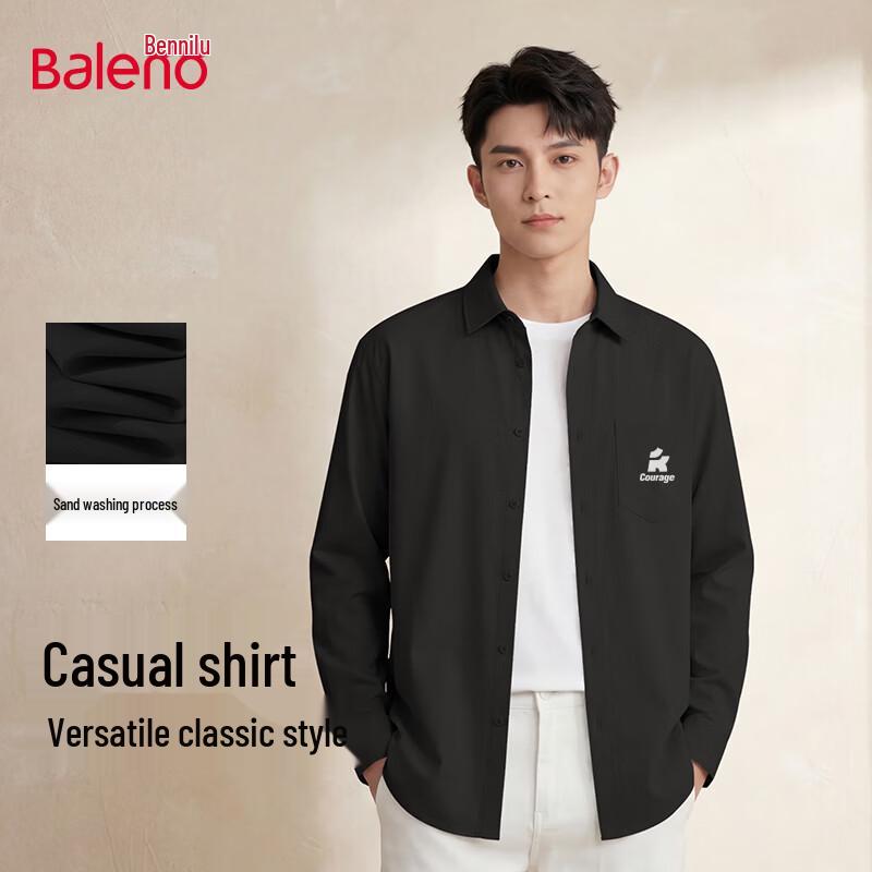 Baleno Men s Fashion Loose Fit Spring Shirt