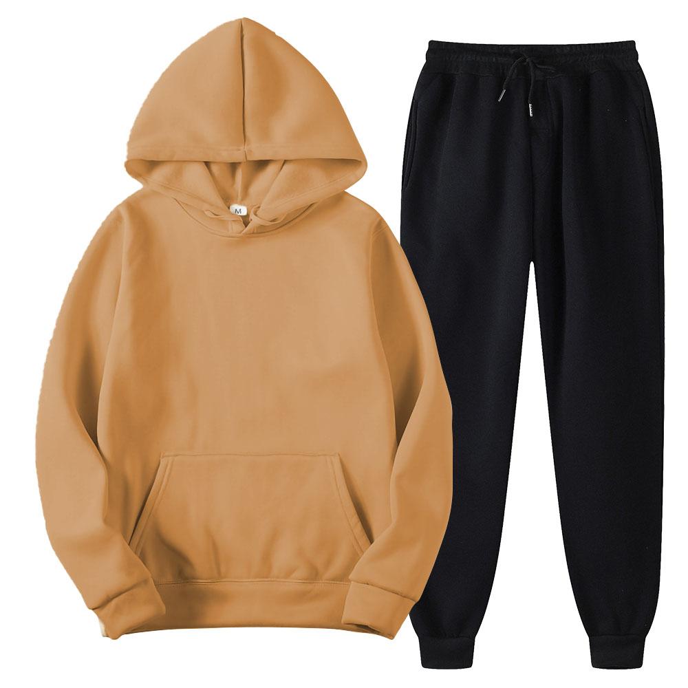 Spring And Autumn Men's Casual Sport 250g\m² Tracksuits Hoodies And Pants Clothing Oversized Sweatshirts Suits Hooded Coats
