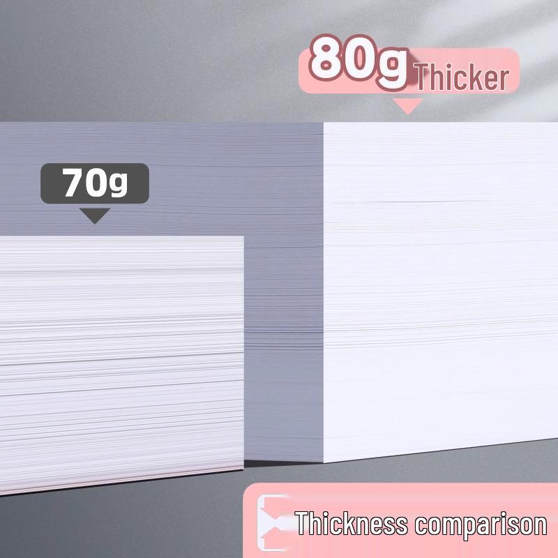 Deli A4 70g Printing Paper, 500 Sheets, Double-Sided Office Draft Paper.