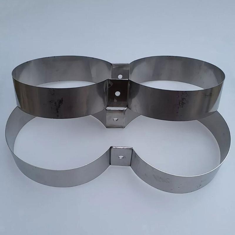 Diving Stainlee Steel Twin Tanks Mounting Band Double Cylinder Bottles Retainer Diving Tanks Band Carry Rings Easy to Use