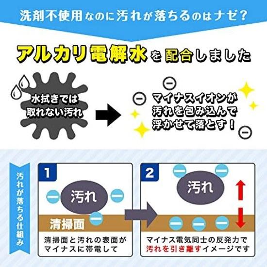 Reck Mizu no Geki Ochi Chou Atsu Wet Sheet 20 sheets (4 pack) Flooring detergent used Disinfection 24-hour antibacterial Uses alkaline electrolyzed