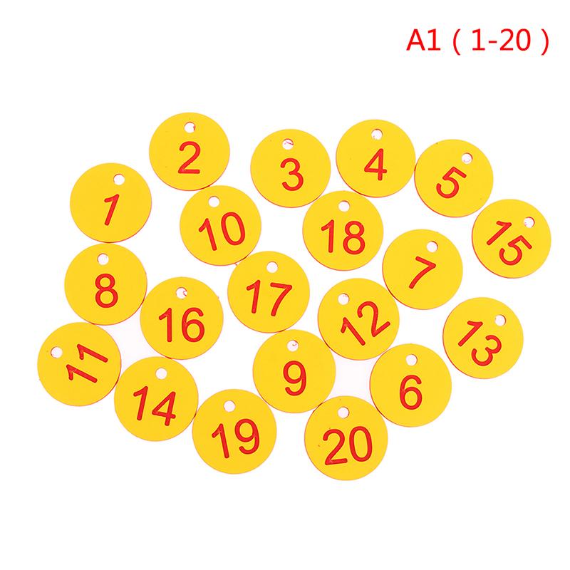 

20/50 шт. Бирки с номером фермы для спаривания пчеловодство подвесная пронумерованная бирка A1(1-20)