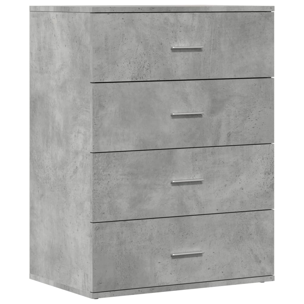 Sideboard Concrete Grey 60 x 39 x 80 cm Engineered Wood
