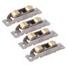 4PCS Sliding Patio Door Roller Assembly Stainless Steel Copper Ball Bearing Wheel Roller Assembly for Glass Door