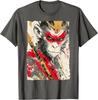 Sun Wukong Monkey King Fierce Japanese Art Graphic Tee Breathable Cotton Casual TShirt For Men