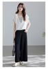 Light Oxygen Commuting Series Lyocell Fake Two Piece Striped Shoulder Down Shirt