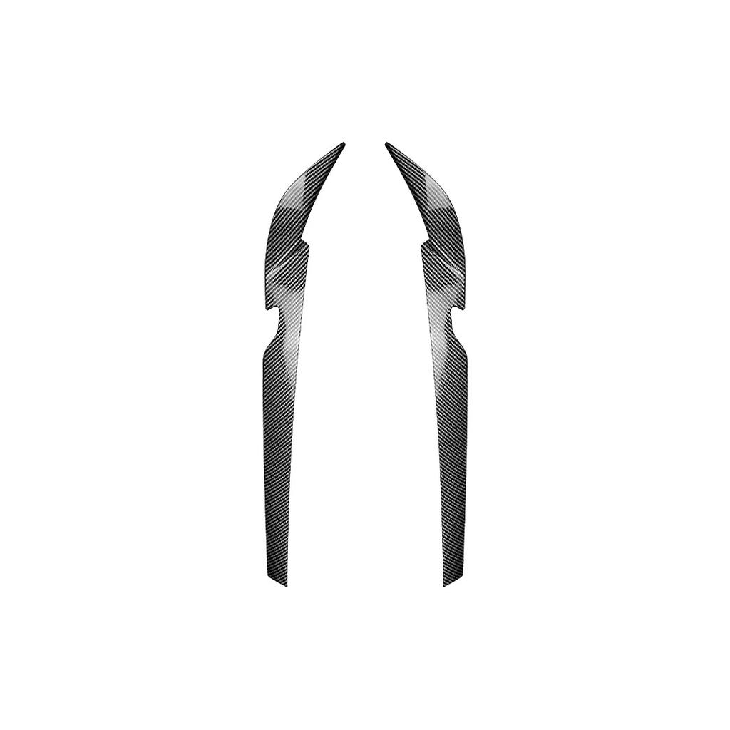 For BMW 5 Series G30 G31 G38 530i 530d 530e 2021-2023 Front Headlight Eyebrows Eyelids ABS  Sticker Exterior Modification Cover