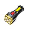 Portable Multifunctional COB LED Flashlight: USB Rechargeable, Mini Size, Bright Outdoor Work Light