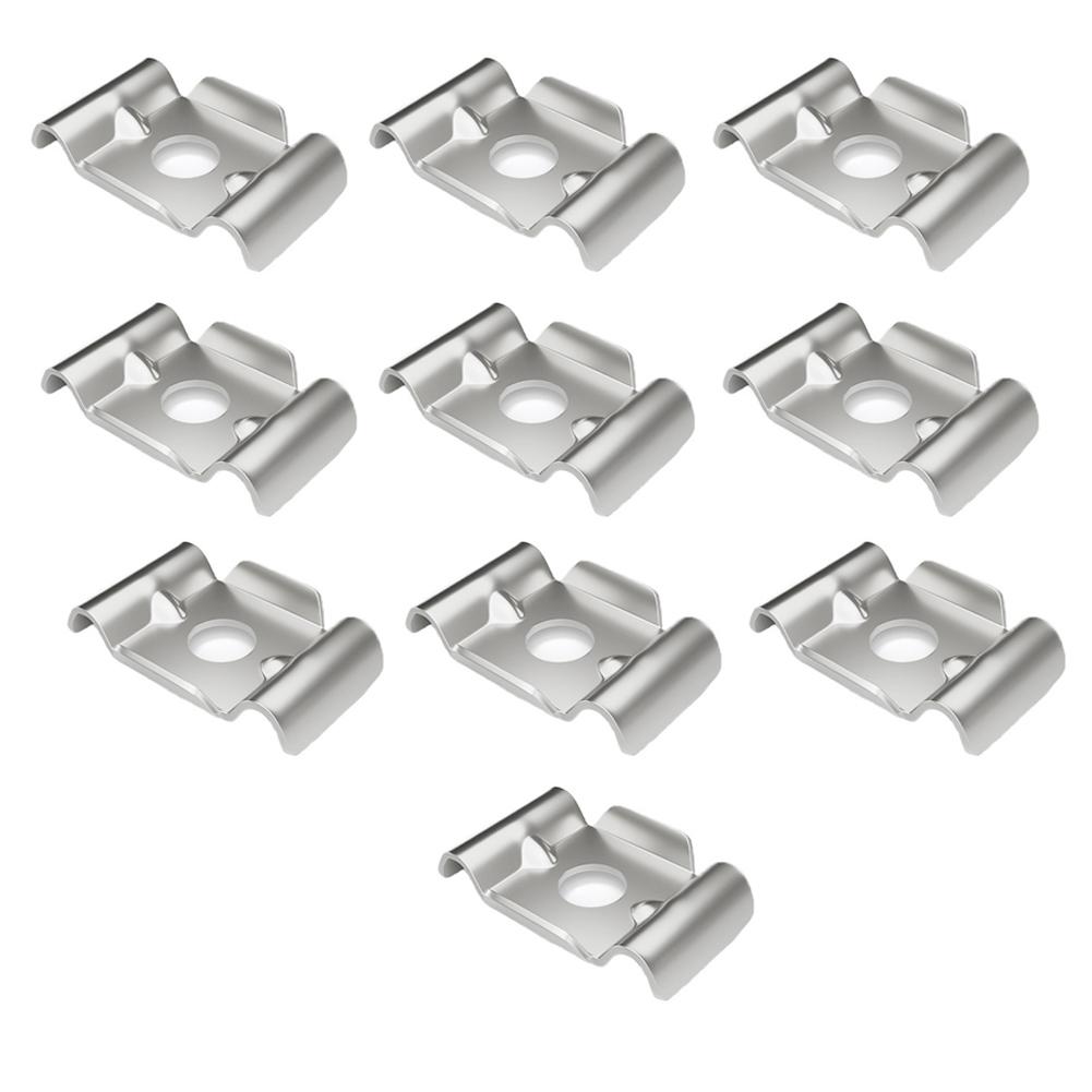 Metal Plate Clamp Butterfly Shaped Clamp Security Installation 304 Stainless Steel Material Galvanized Steel Option