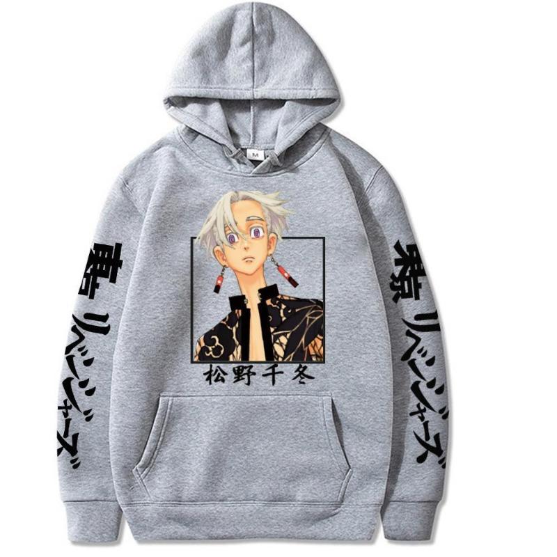 TokyoRevengers Izanagi Kurokawa Hoodies Men Fashion Long Sleeve Sweatshirts Women Streetwear Pullovers Sudaderas