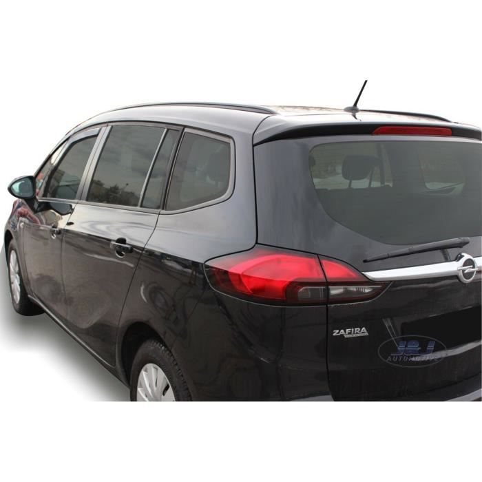 Air Deflectors - J&J AUTOMOTIVE - Opel Zafira C Tourer - Smoked - Reinforced Acrylic - Easy Installation