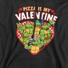 Teenage Mutant Ninja Turtles Mens Pizza Is My Valentine Hoodie