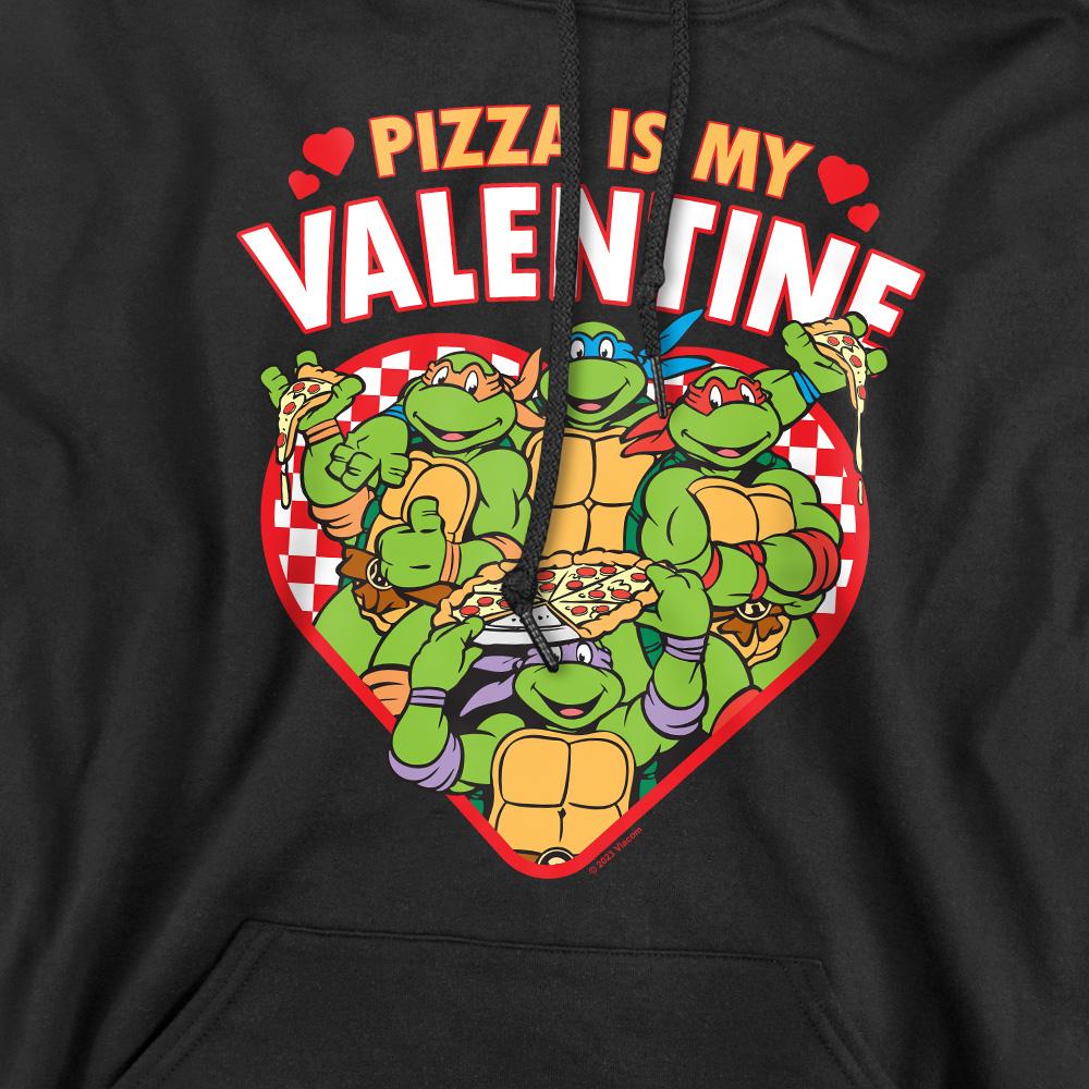 Teenage Mutant Ninja Turtles Mens Pizza Is My Valentine Hoodie