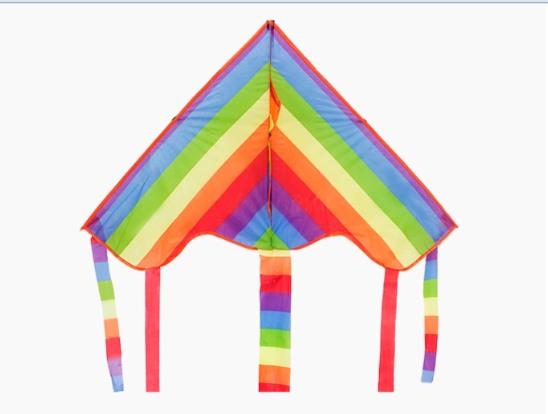 Rainbow Kite Set New Weifang Small Cartoon Beginner'S Breeze Easy To Fly Children