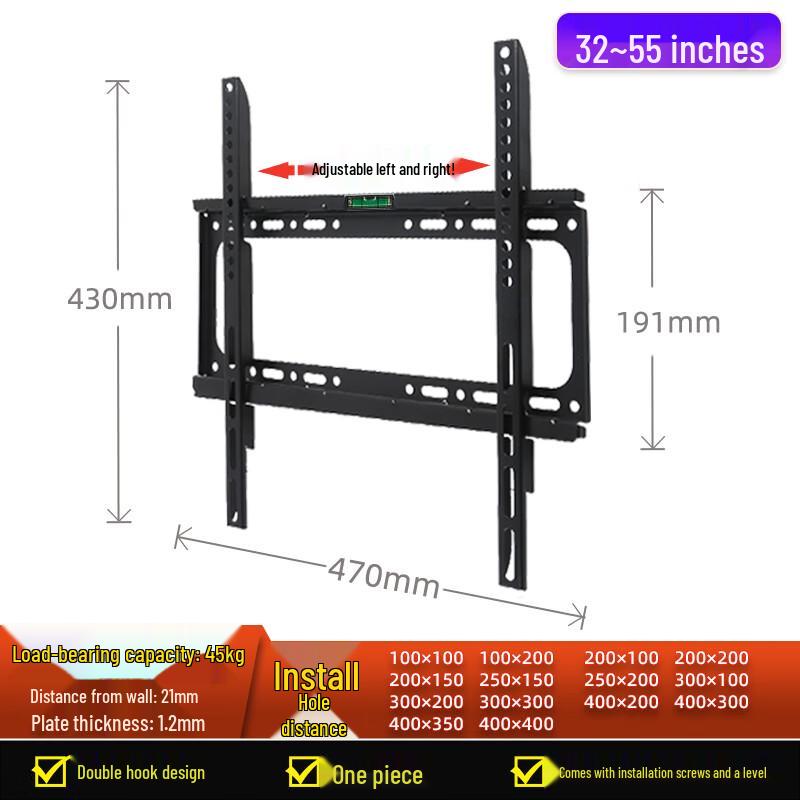 Ousimai Universal TV Wall Mount for 26-55 Inch TVs