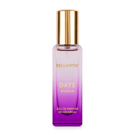 Date Woman Eau De Parfum Perfume with Pink Pepper, Jasmine & Vanilla|Premium, Long Lasting Floral & Fruity Fragrance for Women, 20ML