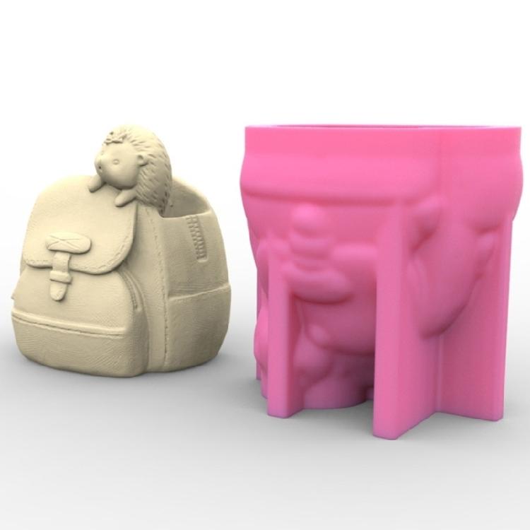 DIY Concrete Flower Pots Resin Mold Pen Holder Resin Mold Desktop Decoration
