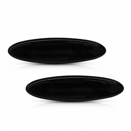 For 1997-2004 Corvette Chevrolet C5 Rear Fender Side Marker Lights White Smoked