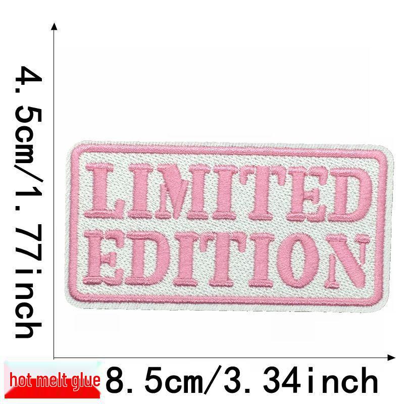 Liteon English Letter Embroidery Patch for Bags, Hats, and Clothing